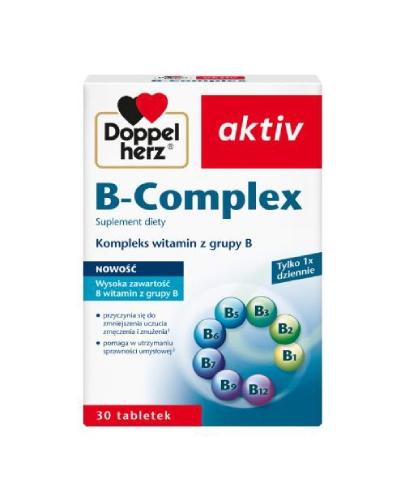  Doppelherz aktiv B-Complex, 30 tabletek - Apteka internetowa Melissa  