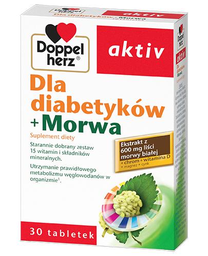  Doppelherz Aktiv Dla diabetyków + morwa - 30 tabl. - cena, opinie, właściwości - Apteka internetowa Melissa  