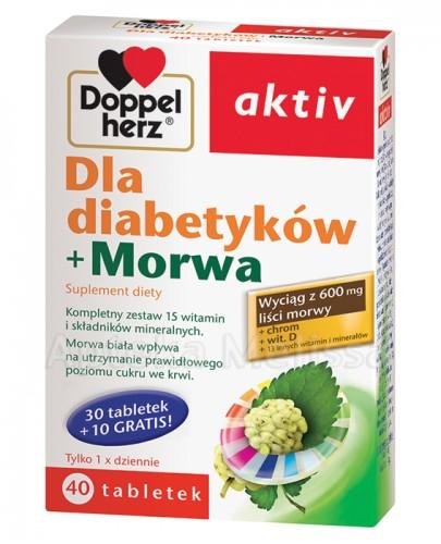  DOPPELHERZ AKTIV Dla diabetyków + morwa, 40 tabletek - Apteka internetowa Melissa  