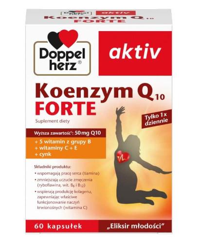  DOPPELHERZ AKTIV Koenzym Q10 Forte, 60 kapsułek - Apteka internetowa Melissa  