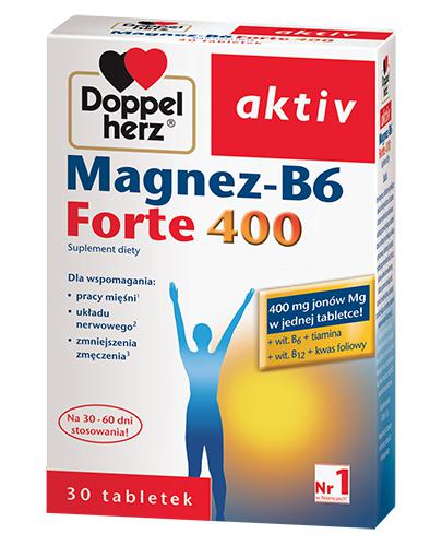  DOPPELHERZ AKTIV Magnez B6 Forte 400 mg, 30 tabletek - Apteka internetowa Melissa  
