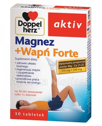  DOPPELHERZ AKTIV Magnez + Wapń Forte, 30 tabletek - Apteka internetowa Melissa  