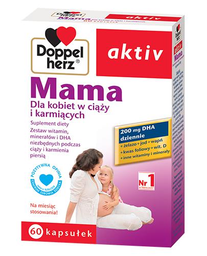 DOPPELHERZ AKTIV Mama dla kobiet w ciąży i karmiących - 60 kaps.
