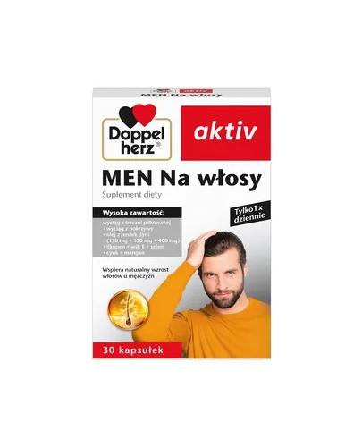  Doppelherz aktiv MEN Na włosy, 30 kapsułek - Apteka internetowa Melissa  