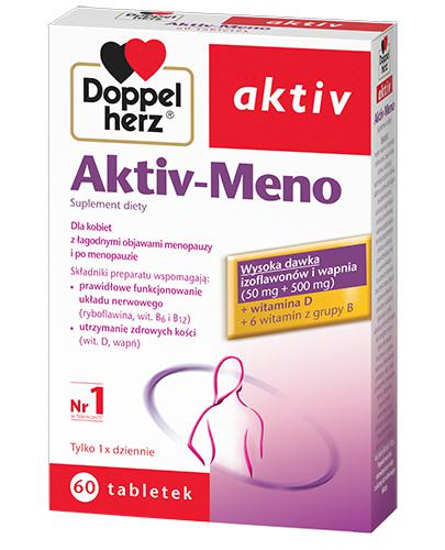  DOPPELHERZ AKTIV Meno, wsparcie w okresie menopauzy, 60 tabletek - Apteka internetowa Melissa  