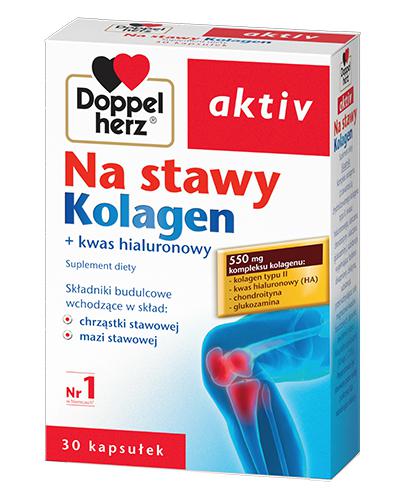 DOPPELHERZ AKTIV Na stawy kolagen + kwas hialuronowy - 30 kaps. - cena, opinie, wskazania - Drogeria Melissa