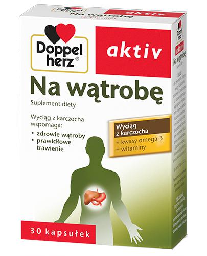 DOPPELHERZ AKTIV Na wątrobę - 30 kaps. - Drogeria Melissa