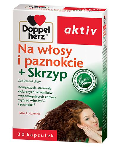 DOPPELHERZ AKTIV Na włosy i paznokcie + skrzyp - 30 kaps.