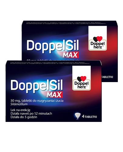  Doppelherz DoppelSil MAX 50 mg, na erekcję, 2 x 4 tabletki - Apteka internetowa Melissa  