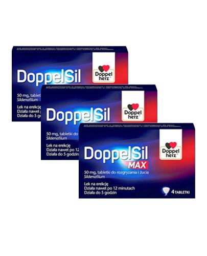  Doppelherz DoppelSil MAX 50 mg, na erekcję, 3 x 4 tabletki - Apteka internetowa Melissa  
