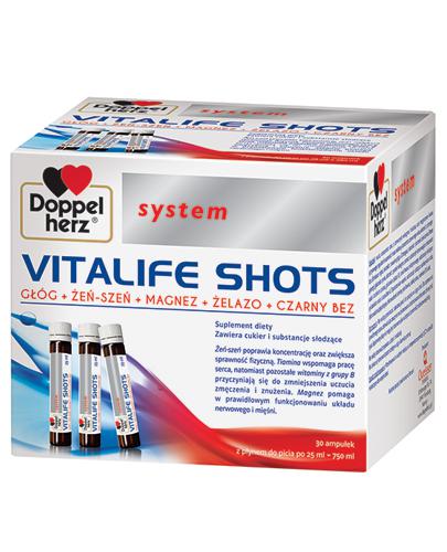 DOPPELHERZ SYSTEM VITALIFE SHOTS - 30 amp. - energia - cena, opinie, właściwości - Apteka internetowa Melissa