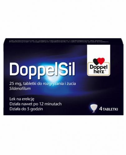  DoppelSil 25 mg, na erekcję, 4 tabletki - Apteka internetowa Melissa  