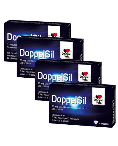  DoppelSil 25 mg, na erekcję, 3 x 4 tabletki - Apteka internetowa Melissa  