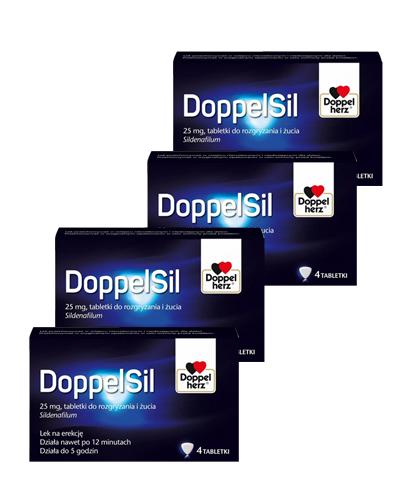  DoppelSil 25 mg, na erekcję, 4 x 4 tabletki - Apteka internetowa Melissa  