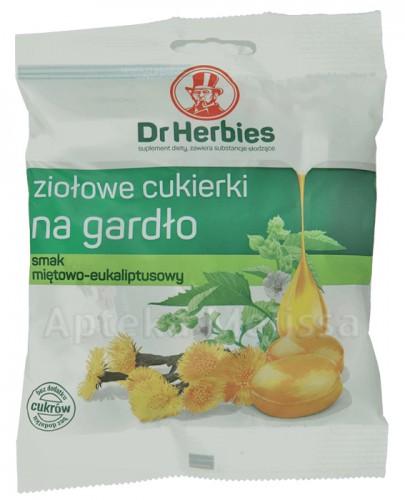 DR HERBIES Ziołowe cukierki na gardło miętowo-eukaliptusowe - 70 g - Apteka internetowa Melissa