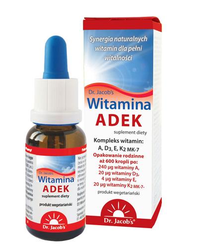 DR JACOBS Witamina ADEK - 20 ml - Apteka internetowa Melissa