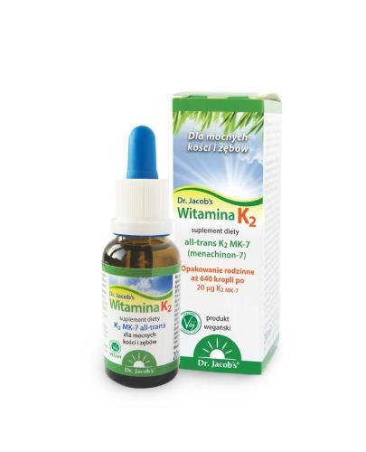  DR JACOBS Witamina K2MK7 z olejków roślinnych, 20 ml - Apteka internetowa Melissa  