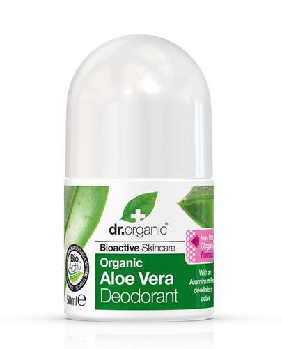  Dr. Organic Aloe Vera Dezodorant w kulce - 50 ml Do skóry wrażliwej - Apteka internetowa Melissa  
