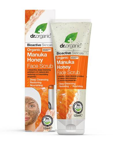  Dr. Organic Miód Manuka Peeling do twarzy - 125 ml Do oczyszczania skóry twarzy - cena, opinie, stosowanie  - Apteka internetowa Melissa  