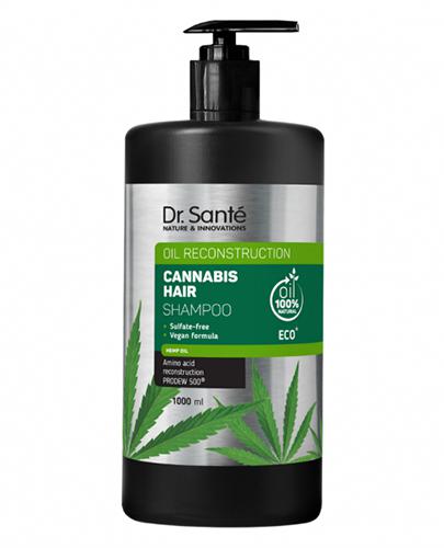  Dr. Santé Cannabis OIL RECONSTRUCTION Szampon - 1000 ml - cena, opinie, skład - Apteka internetowa Melissa  