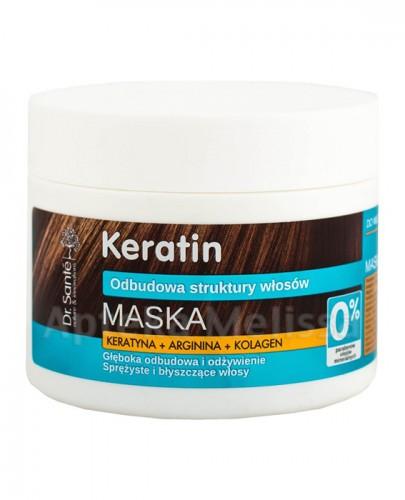 DR. SANTE KERATIN Maska z keratyną, argininą i kolagenem do włosów matowych i łamliwych - 300 ml - Apteka internetowa Melissa
