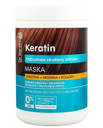   DR. SANTE KERATIN Maska z keratyną, argininą i kolagenem do włosów matowych i łamliwych - 1000 ml - Apteka internetowa Melissa  