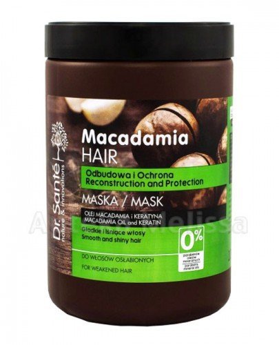  DR. SANTE MACADAMIA HAIR Maska do włosów osłabionych z olejem macadamia - 1000 ml - Apteka internetowa Melissa  