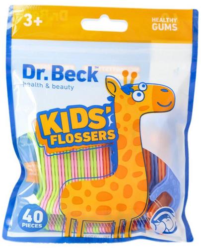  Dr.Beck Nić dentystyczna Kids Flossers 3+ - 40 szt. - cena, opinie, właściwości - Apteka internetowa Melissa  