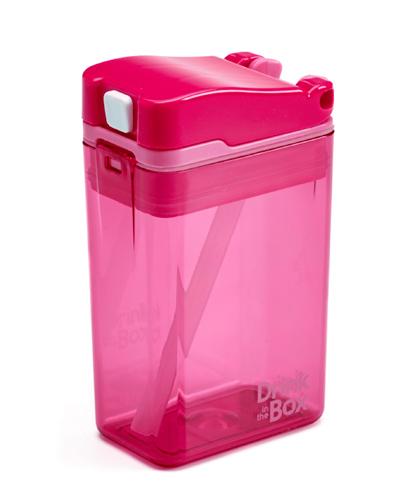  DRINK IN THE BOX Bidon ze słomką z tritanu, kolor różowy, 235 ml, cena, opinie, użytkowanie - Apteka internetowa Melissa  