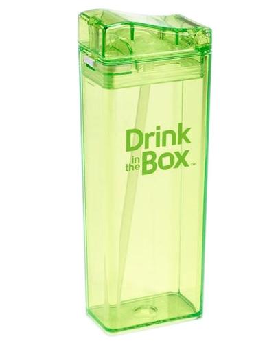  DRINK IN THE BOX Bidon ze słomką kolor zielony - 355 ml - cena, opinie, użytkowanie - Apteka internetowa Melissa  