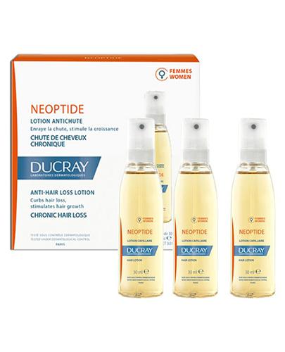 Ducray Neoptide Płyn przeciw wypadaniu włosów dla kobiet - 3 x 30 ml - cena, opinie, stosowanie - Apteka internetowa Melissa