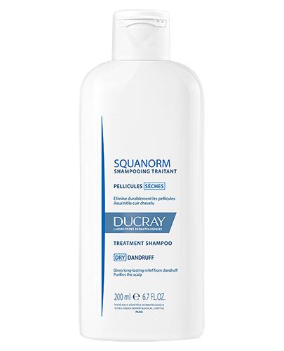 Ducray Squanorm Szampon przeciwłupieżowy, łupież suchy, 200 ml