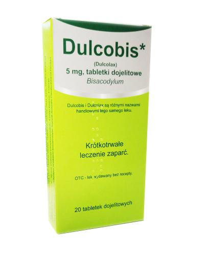  Dulcobis 5 mg - 20 tabl. Delfarma - cena, opinie, właściwości  - Apteka internetowa Melissa  