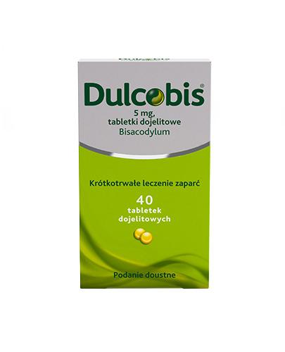DULCOBIS 5 mg - 40 tabletek dojelitowych. Lek na zaparcia. - Apteka internetowa Melissa