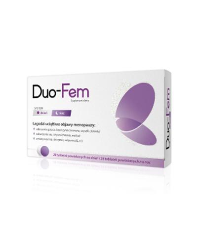  DUO-FeM System Dzień i Noc, na objawy menopauzy, 2 x 28 tabletek - Apteka internetowa Melissa  