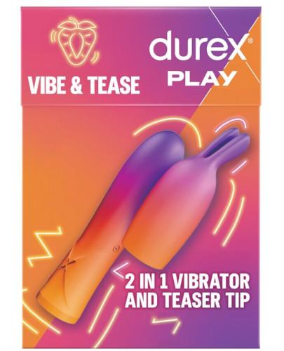  Durex 2 in 1 Vibrator & Teaser Tip, 1 sztuka - Apteka internetowa Melissa  