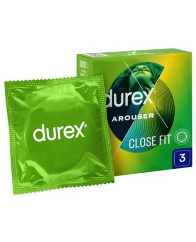 DUREX AROUSER Prezerwatywy nawilżane i prążkowane - 3 szt. - Apteka internetowa Melissa