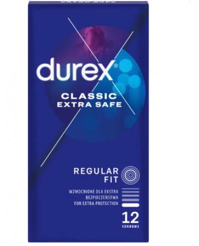 DUREX EXTRA SAFE Prezerwatywy grubsze z dodatkową...