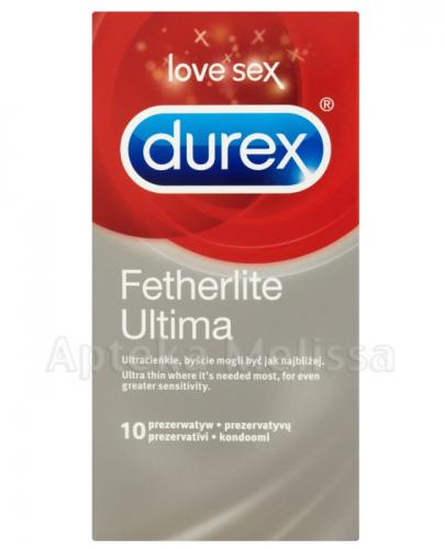  DUREX FETHERLITE ULTIMA Prezerwatywy supercienkie - 10 szt. - Apteka internetowa Melissa  