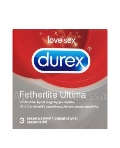 DUREX FETHERLITE ULTIMA Prezerwatywy supercienkie - 3 szt. - Apteka internetowa Melissa