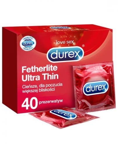  DUREX FETHERLITE ULTRA THIN Prezerwatywy ultracienkie - 40 szt. - Apteka internetowa Melissa  
