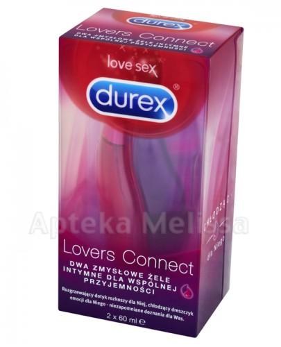  DUREX LOVERS CONNECT Dwa żele intymne - 2 x 60 ml - Apteka internetowa Melissa  
