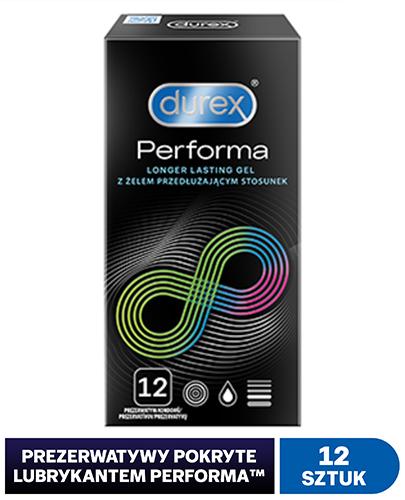 DUREX PERFORMA Prezerwatywy z substancją przedłużającą stosunek - 12 szt. - Apteka internetowa Melissa