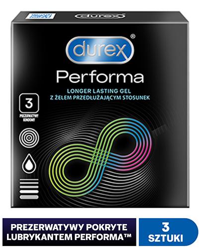 DUREX PERFORMA Prezerwatywy z substancją przedłużającą stosunek - 3 szt. - Apteka internetowa Melissa