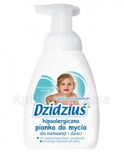 DZIDZIUŚ Hipoalergiczna pianka do mycia dla niemowląt i dzieci z olejkiem migdałowym - 275 ml - Apteka internetowa Melissa