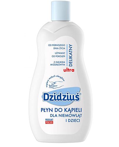 DZIDZIUŚ Hipoalergiczny płyn do kąpieli dla dzieci i niemowląt z olejkiem migdałowym - 500 ml - Apteka internetowa Melissa
