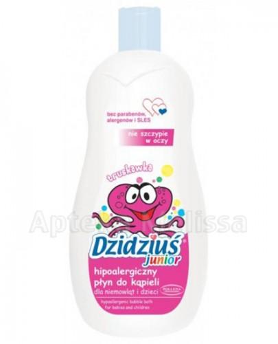 DZIDZIUŚ JUNIOR Hipoalergiczny płyn do kąpieli dla niemowląt i dzieci o zapachu truskawkowym - 500 ml - Apteka internetowa Melissa