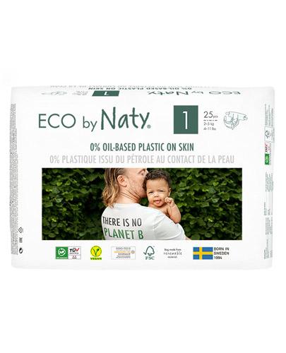  ECO by Naty Ekologiczne pieluszki jednorazowe rozmiar 1 2-5 kg - 25 szt. - cena, opinie, właściwości  - Apteka internetowa Melissa  