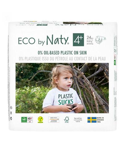  ECO by Naty Ekologiczne pieluszki jednorazowe rozmiar 4+ 9-20 kg - 24 szt. - cena, opinie, właściwości  - Apteka internetowa Melissa  
