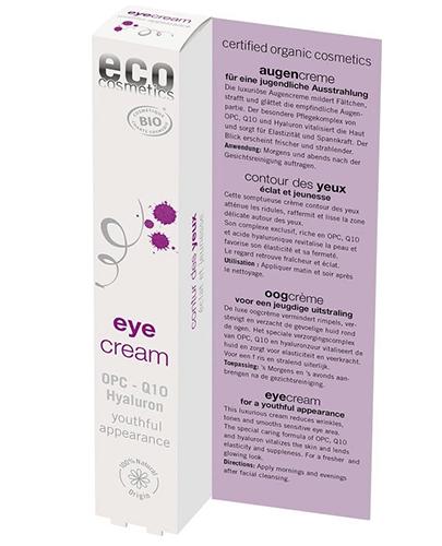  Eco Cosmetics Krem pod oczy z OPC Q10 i kwasem hialuronowym - 15 ml - cena, opinie, właściwości - Apteka internetowa Melissa  